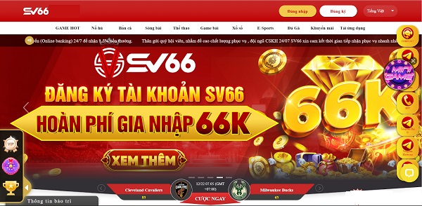 SV66 - Link vào nhà cái SV66 VIN chuẩn nhất 17 Khuyến mãi SV66 đa dạng