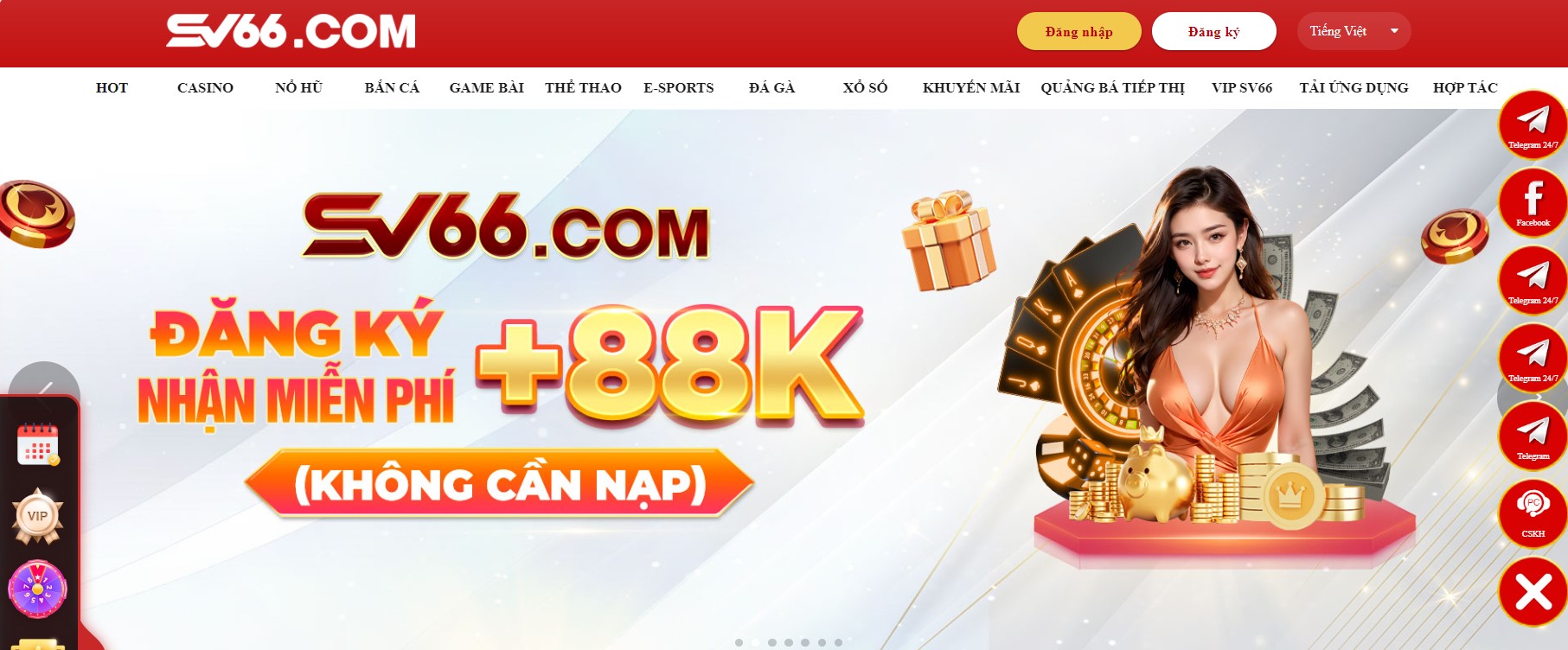 Đăng ký SV66 - Thao tác tạo tài khoản chỉ trong một nốt nhạc 11 Truy cập vào app hoặc website của SV66