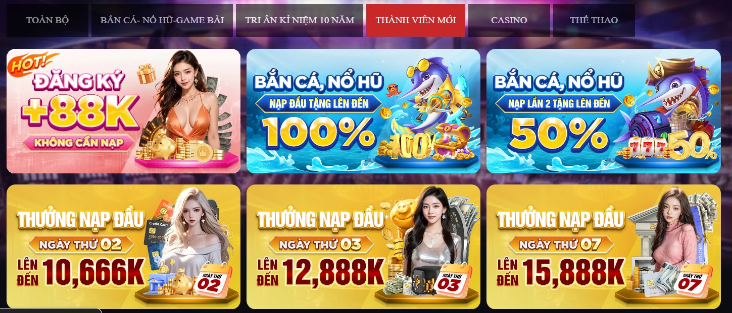 Khuyến mãi SV66 - Tổng hợp về những chương trình ưu đãi hot 7 Chương trình khuyến mãi cho tân thủ SV66