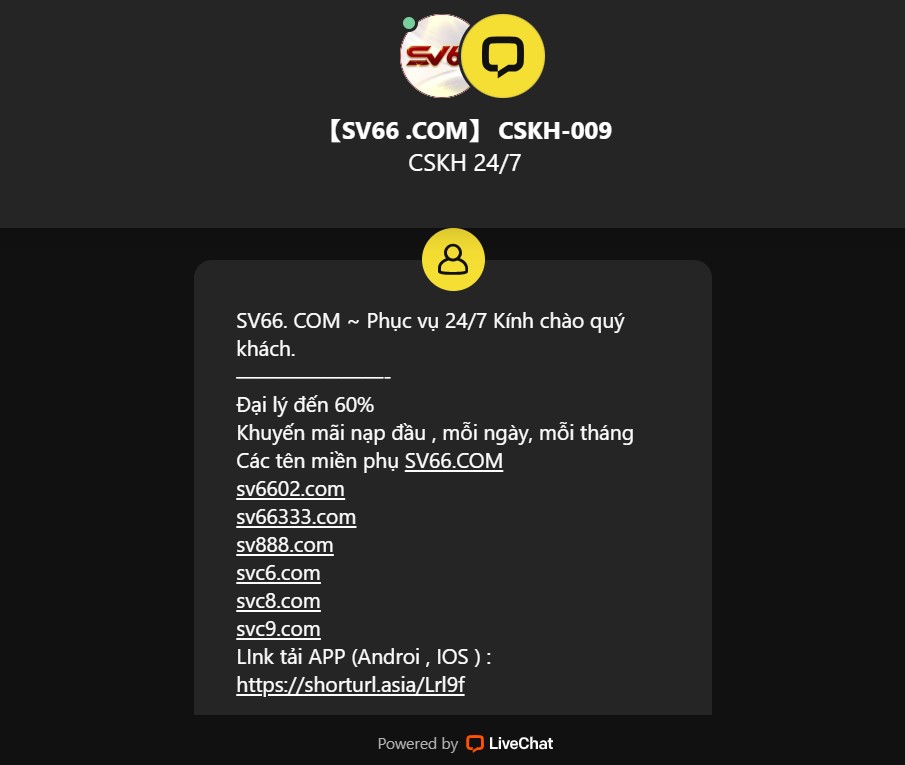 Liên hệ SV66 - Tổng hợp những cách thức liên hệ nhanh chóng 7 Cách thức liên hệ SV66 thông qua livechat