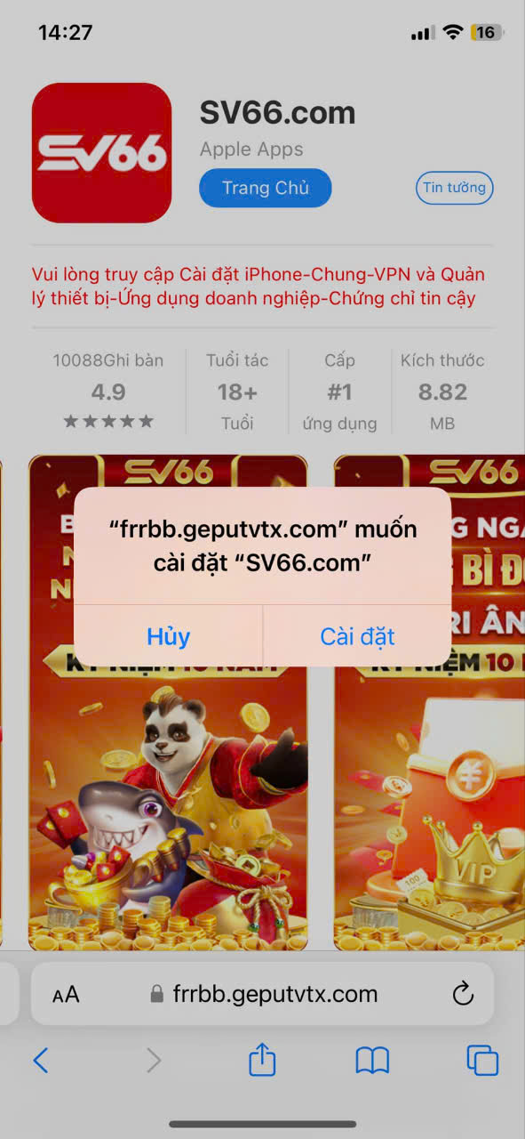Tải app SV66 - Cách thức thực hiện và những vấn đề cần lưu ý 7 Hướng dẫn cách tải app cho thiết bị hệ điều hành iOS