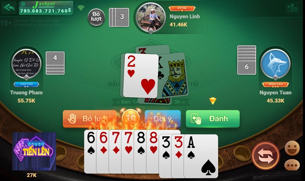 Tiến lên SV66 - Khám phá tựa game bài trực tuyến đầy thú vị 8 So với Tiến lên miền Nam thì phiên bản miền Bắc có phần phức tạp hơn