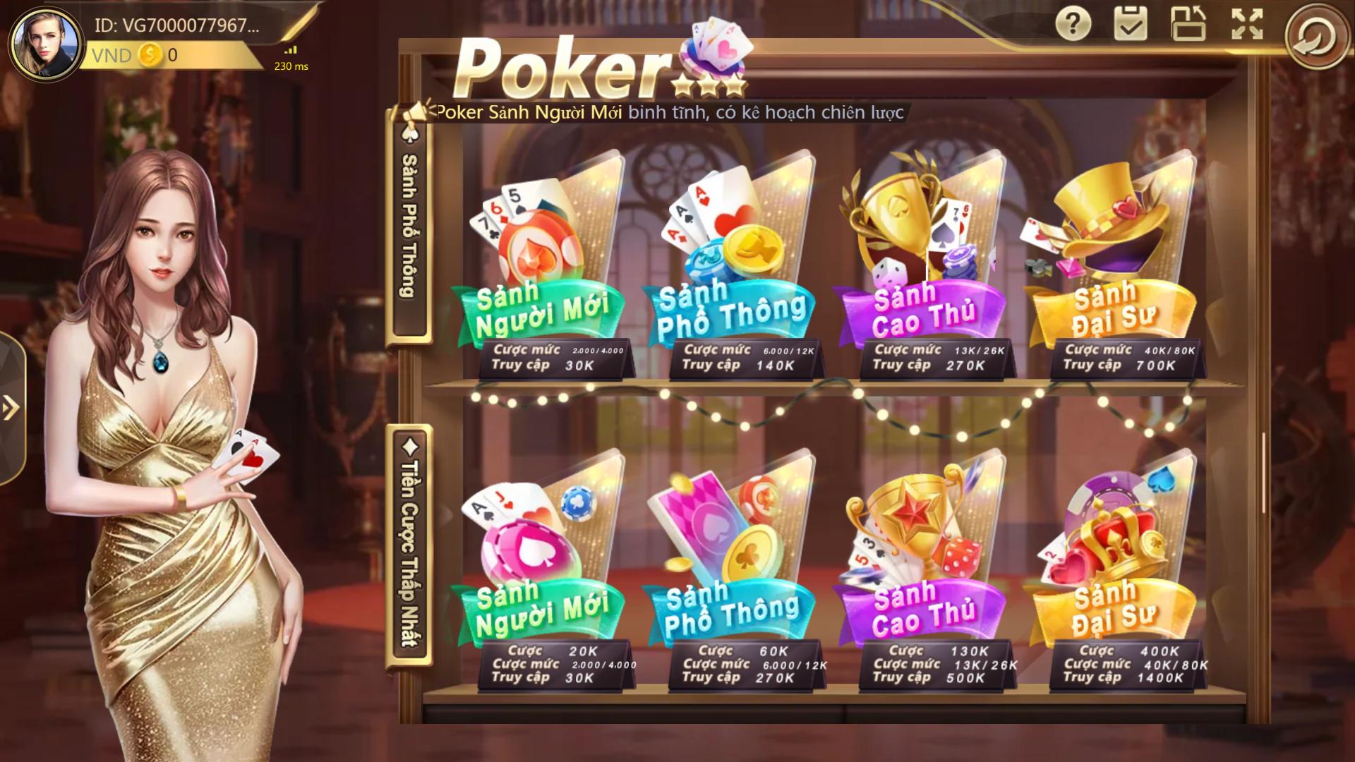 Xì tố SV66 - Tìm hiểu chi tiết luật chơi game bài online 10 Nhà cái SV66 phân chia thành nhiều sảnh chơi Xì tố online khác nhau